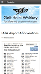 Mobile Screenshot of golfhotelwhiskey.com
