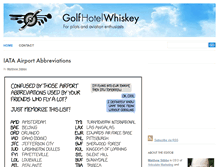 Tablet Screenshot of golfhotelwhiskey.com